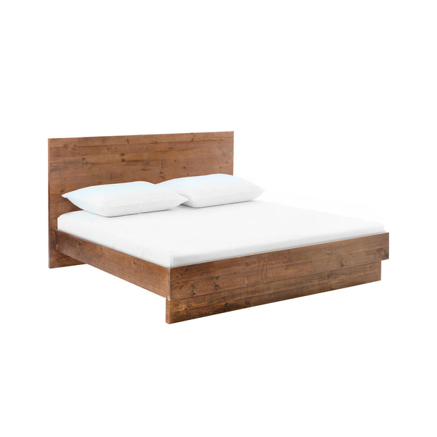 Nevada King Bed - Dark Driftwood