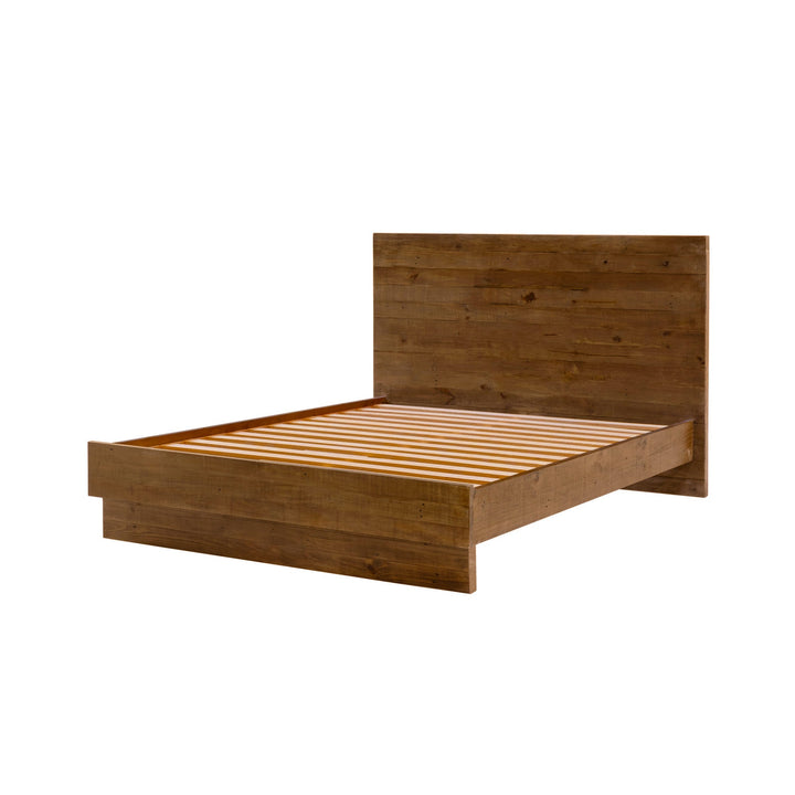 Nevada Queen Bed - Dark Driftwood