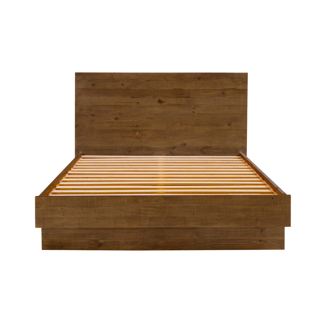 Nevada Queen Bed - Dark Driftwood