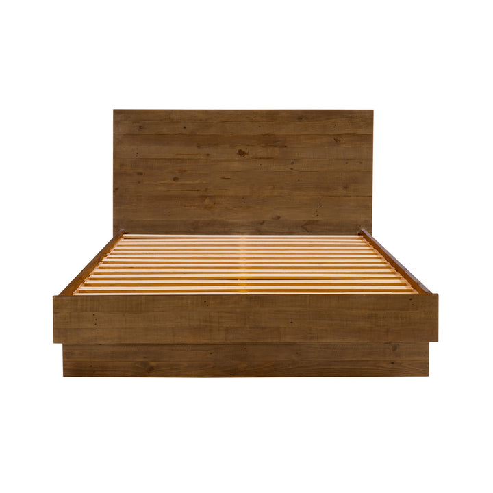 Nevada Queen Bed - Dark Driftwood