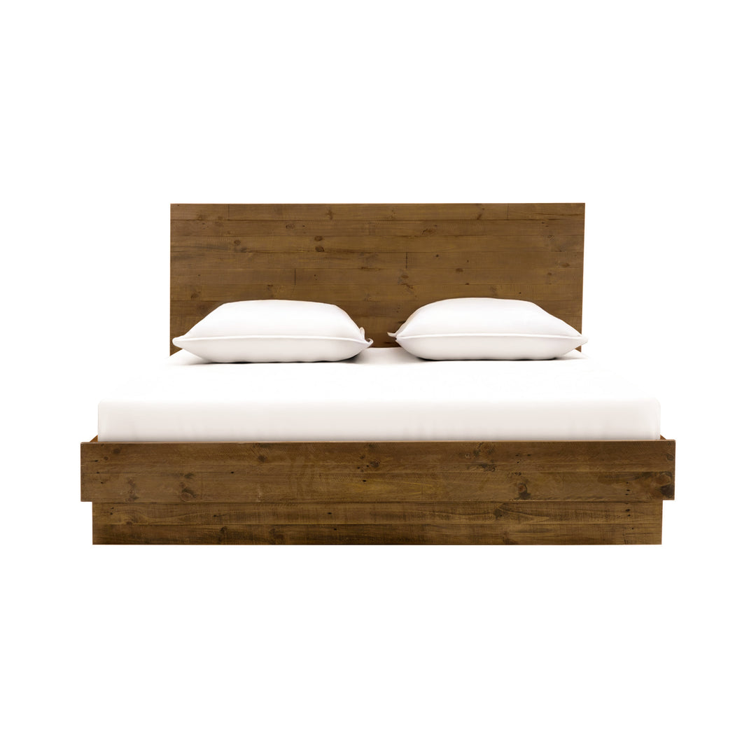 Nevada Queen Bed - Dark Driftwood