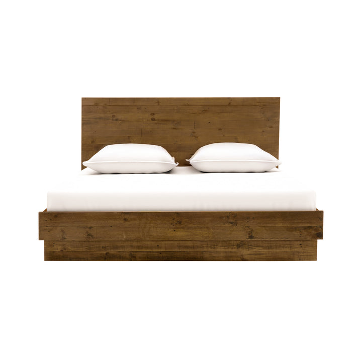 Nevada Queen Bed - Dark Driftwood