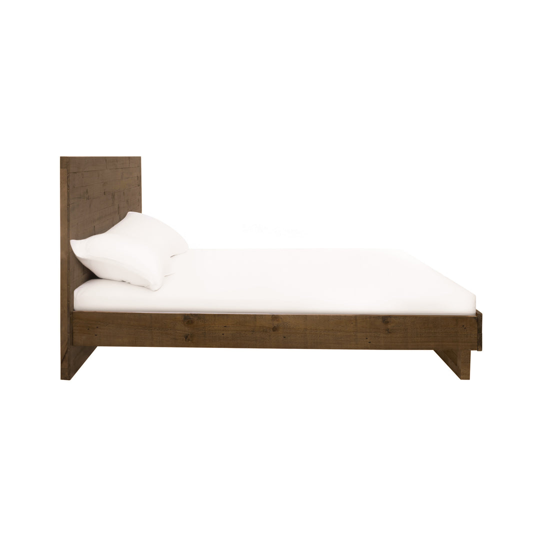 Nevada Queen Bed - Dark Driftwood