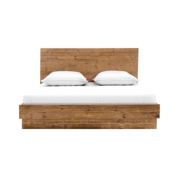 Nevada Queen Bed - Dark Driftwood