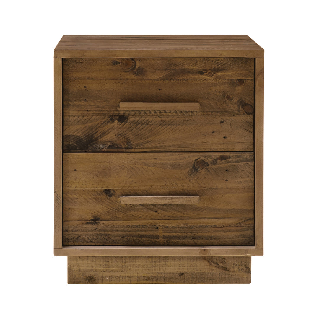 Nevada Nightstand - Dark Driftwood