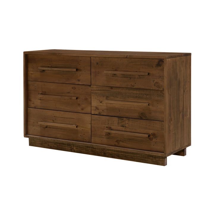 Nevada 6 Drawer Dresser - Dark Driftwood