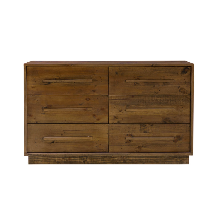 Nevada 6 Drawer Dresser - Dark Driftwood