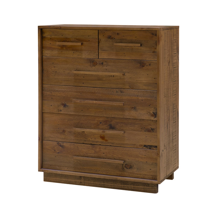 Nevada 6 Drawer Chest - Dark Driftwood