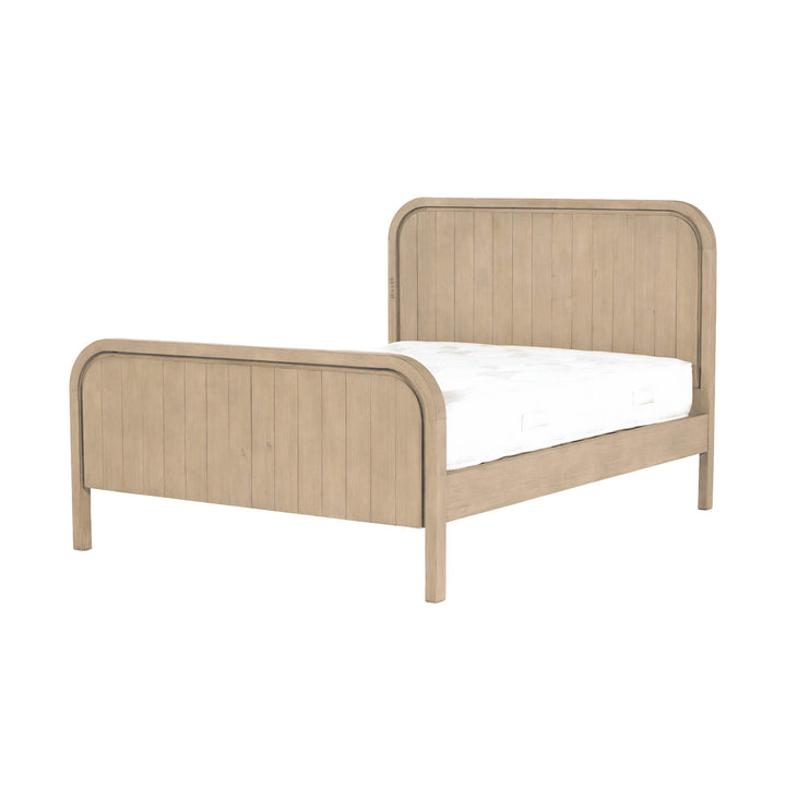 Opera King High Footboard Bed - Scrubbed Teak