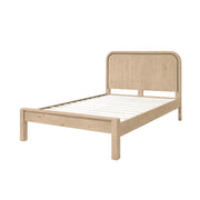 Opera King Bed with Low Footboard - Scrubbed Teak