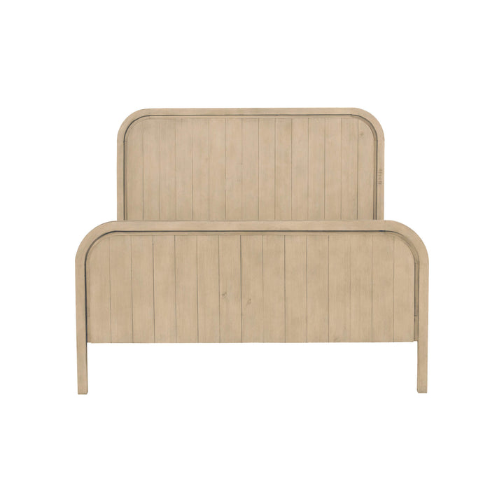 Opera King High Footboard Bed - Scrubbed Teak