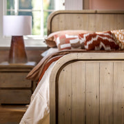 Opera King Bed - Scrubbed Teak