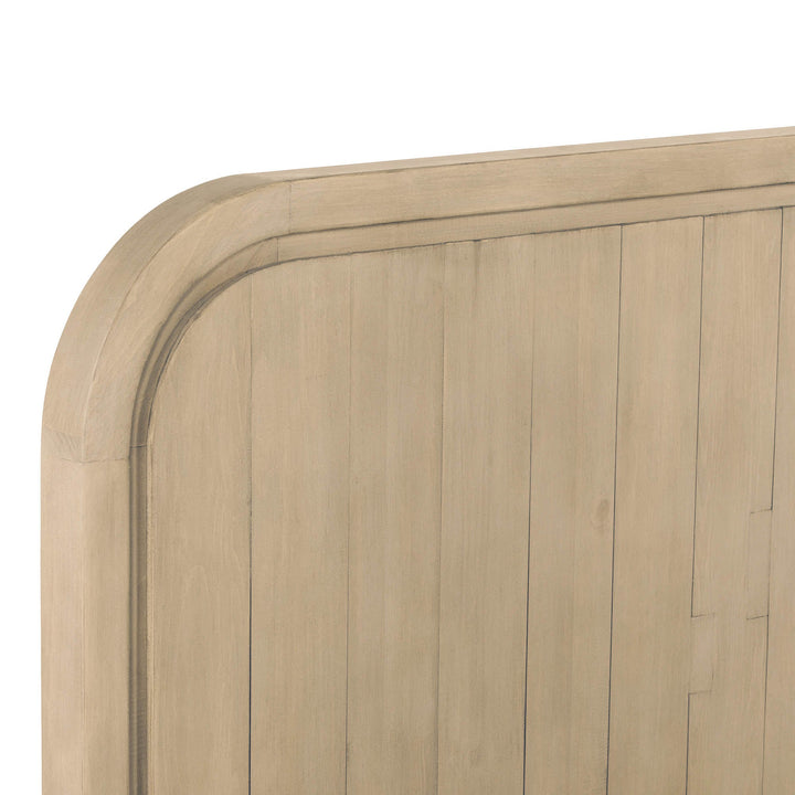 Opera Queen High Footboard Bed - Scrubbed Teak
