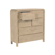 Opera 6 Drawer Chest - Scrubbed Teak