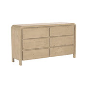 Opera 6 Drawer Dresser - Scrubbed Teak