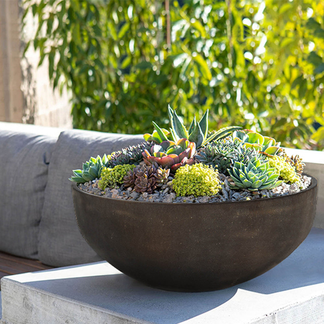 Rustic Tapered Bowl - Rustic Brown