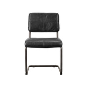 Cobain Dining Chair - Black Leather