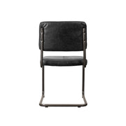 Cobain Dining Chair - Black Leather