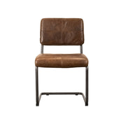 Cobain Dining Chair - Brown Leather