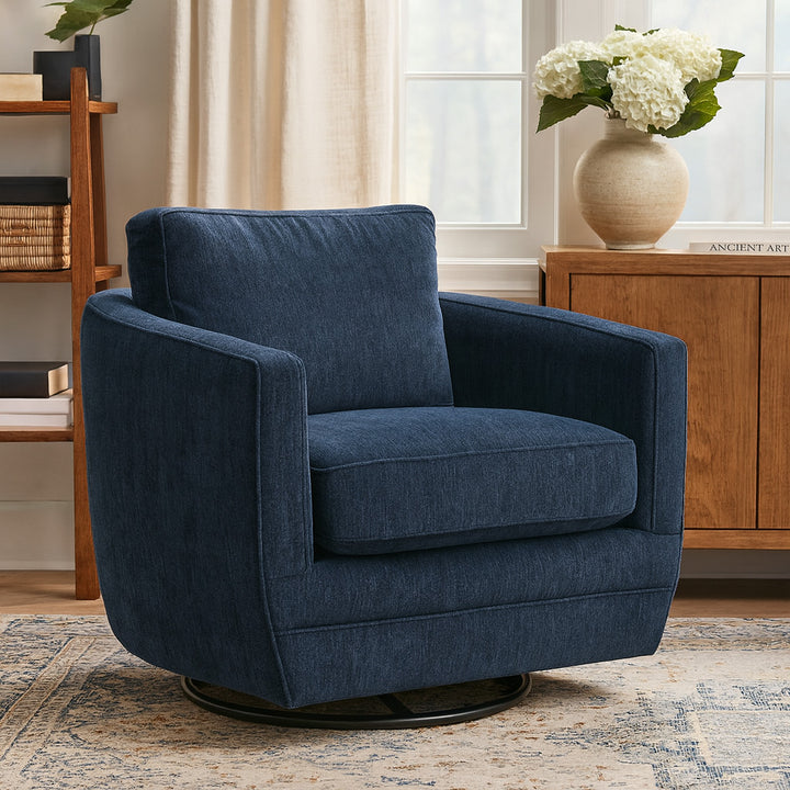 Baltimo Swivel Glider - Peacock Blue