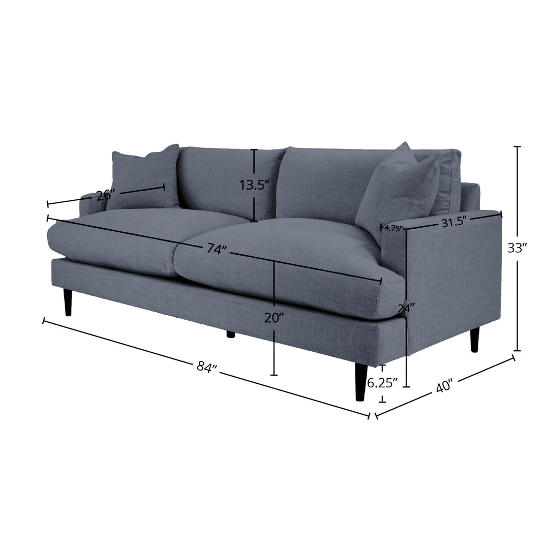 Martha Sofa - Beach Indigo