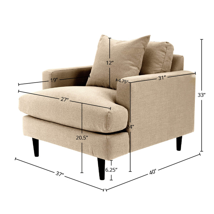Martha Club Chair - Beach Toast
