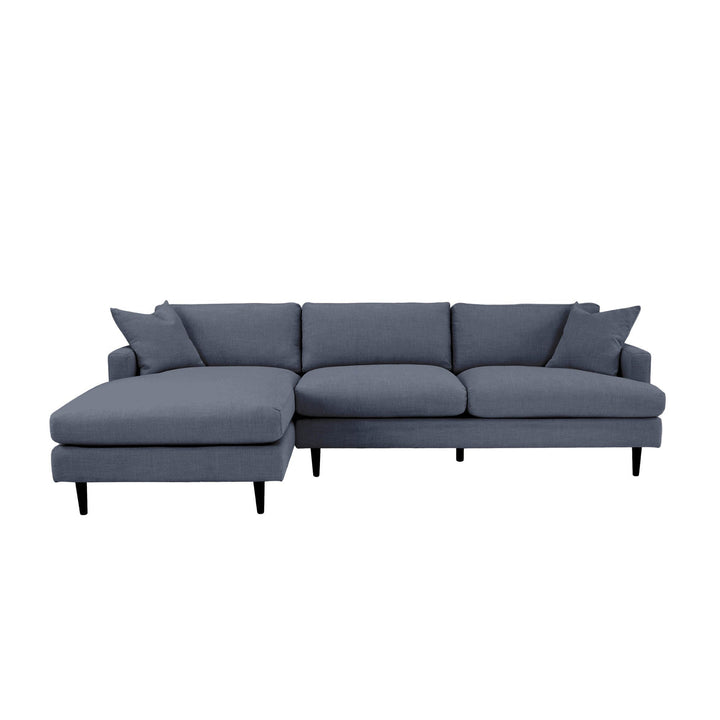 Martha Left Sectional Sofa - Beach Indigo