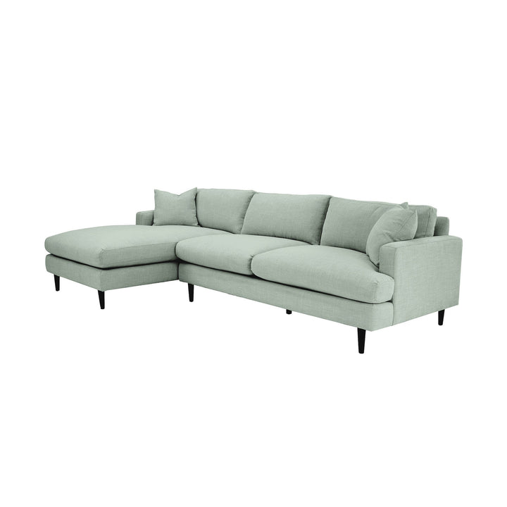 Martha Left Sectional Sofa - Beach Seaglass