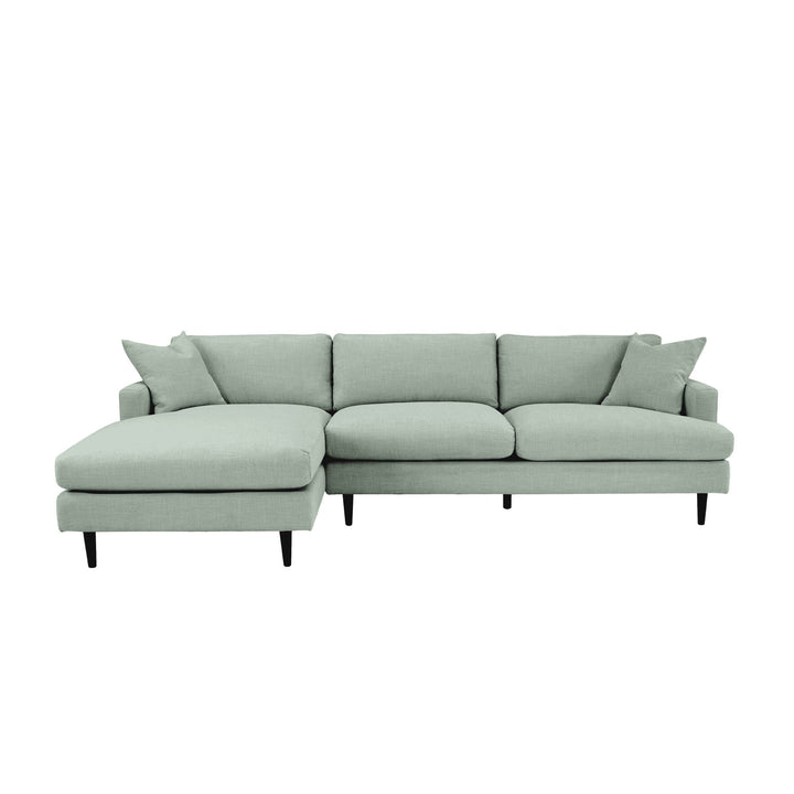 Martha Left Sectional Sofa - Beach Seaglass