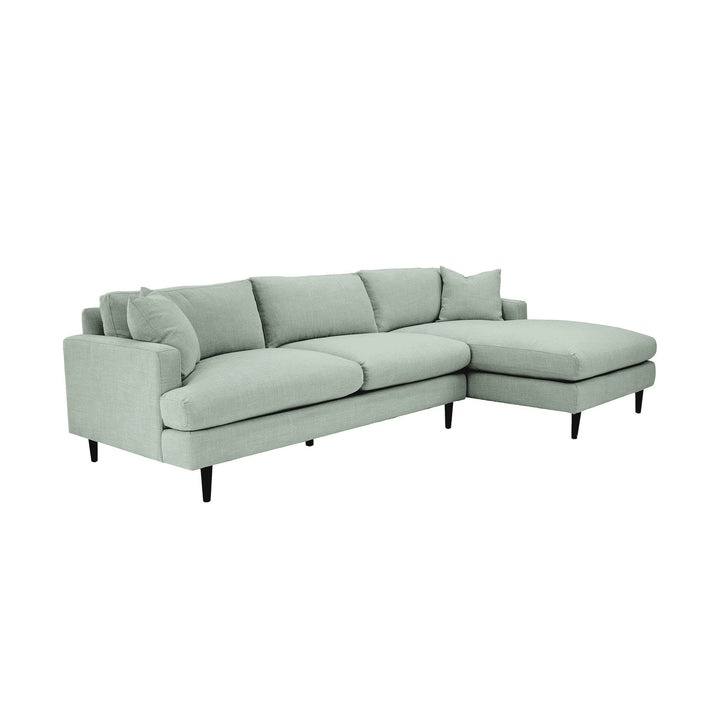 Martha Right Sectional Sofa - Beach Seaglass