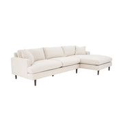 Martha Right Sectional Sofa - Beach Snow White