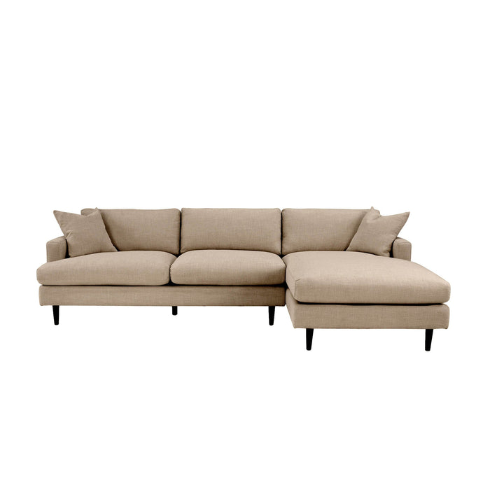 Martha Right Sectional Sofa - Beach Toast