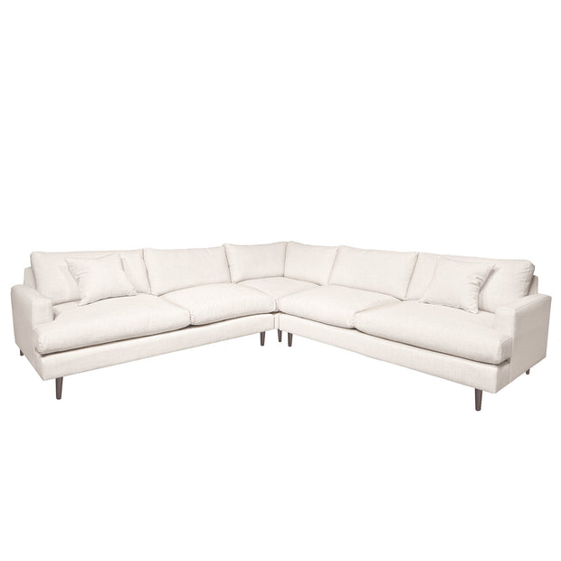 Martha Corner Sectional - Beach Snow White