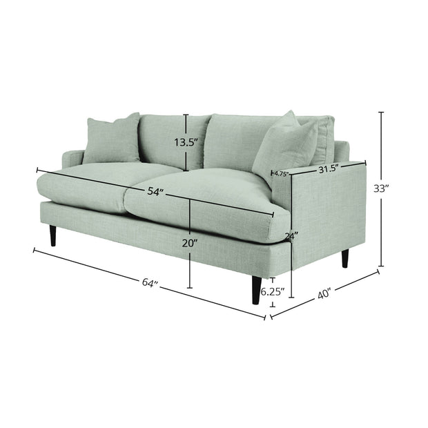 Martha Loveseat - Beach Seaglass