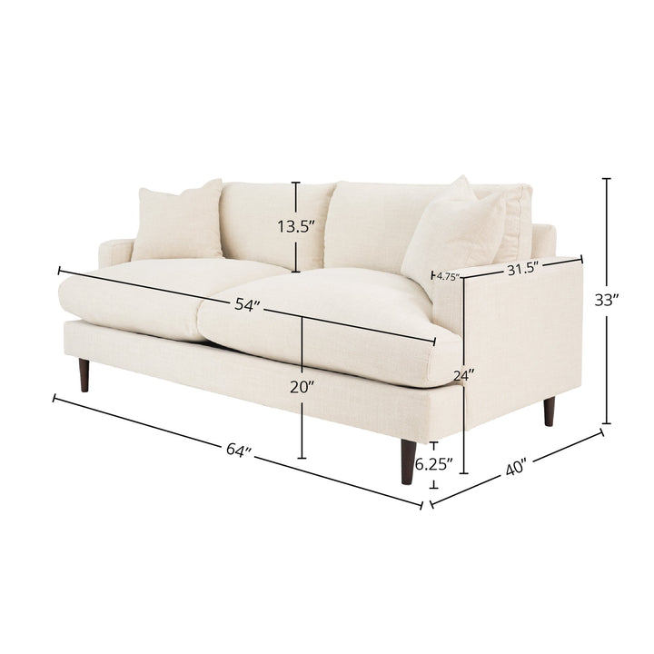 Martha Loveseat - Beach Snow White