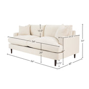 Martha Loveseat - Beach Snow White