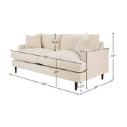 Martha Loveseat - Beach Alabaster