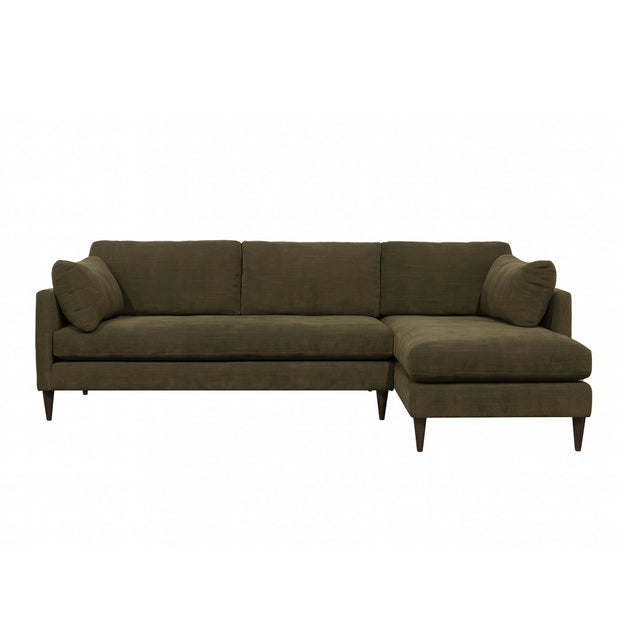 Gemma Right Sectional Sofa - Pine