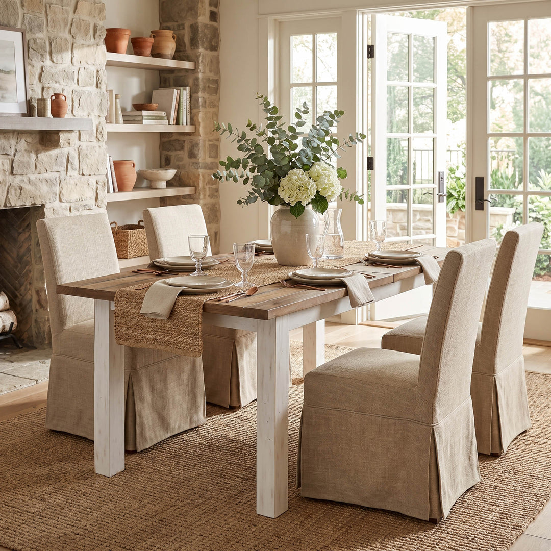 Provence Large Extension Dining Table (71"/86")