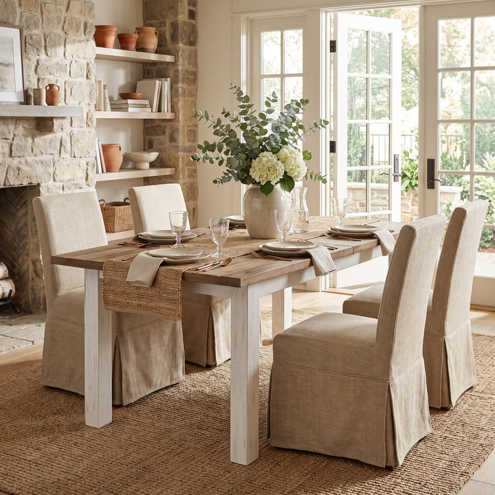 Provence Large Extension Dining Table (71"/86")
