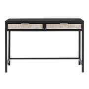 Rattan Desk - Ebony