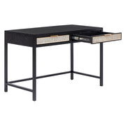 Rattan Desk - Ebony