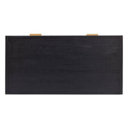 Rattan Desk - Ebony