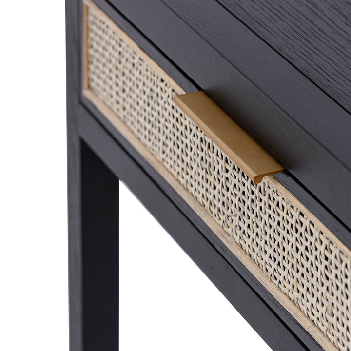 Rattan Desk - Ebony