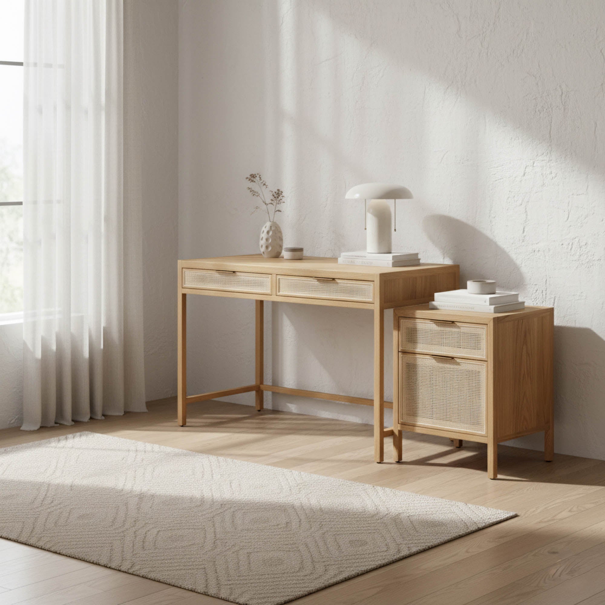 Rattan Desk - Natural – LH Home