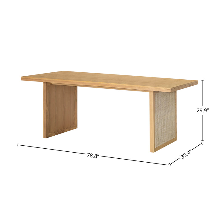 Rattan Dining Table - Natural - Colour Variance from RAT010-N