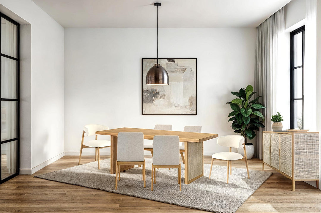 Rattan Dining Set 6 - Arizona and Milo