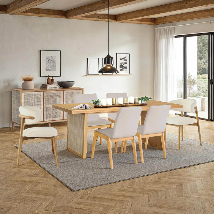 Rattan Dining Set 6 - Arizona and Milo