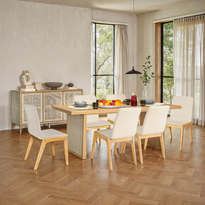 Rattan Dining Set 6 - Arizona