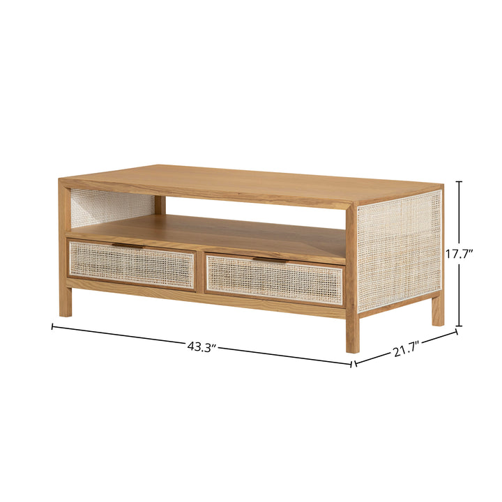 Rattan Coffee Table - Natural - Colour Variance from RAT032-N
